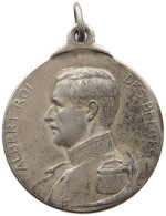 BELGIUM MEDAL 1914 1915 Albert I. 1909-1934 WW1 ALBERT 1914 1915 #s007 0183 - Sin Clasificación