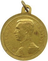 BELGIUM MEDAL 1914 Albert I. 1909-1934 WW1 ALBERT I. 1914 #s006 0217 - Sin Clasificación