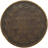 BELGIUM MEDAL 1856 Leopold I. (1831-1865) 25 ANNIVERSARY INAUGURATION #s022 0121 - Non Classés