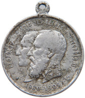BELGIUM MEDAL 1830-1905 Leopold II. 1865-1909 MEDAL LEOPOLD I. - LEOPOLD II. 1830 -1905 #a065 0147 - Zonder Classificatie