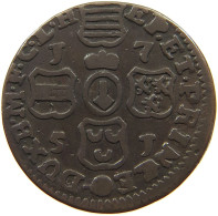 BELGIUM LIEGE LIARD 1751  #t157 0019 - 975-1795 Prince-Bishopric Of Liège