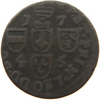 BELGIUM LIEGE LIARD 1745 OFF-CENTER #c010 0019 - 975-1795 Prince-Bishopric Of Liège