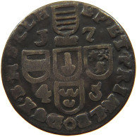 BELGIUM LIEGE LIARD 1745  #s076 0409 - 975-1795 Prinsbisdom Luik