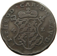 BELGIUM LIEGE 4 LIARDS 1751  #t061 0201 - 975-1795 Principado De Lieja