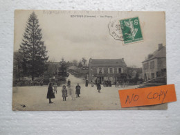 Royère La Place, Belle Animée 1908, Peu Commune, Marcophilie Convoyeur Bourganeuf à Vieilleville..CP13 - Royere