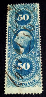 USA 1862-71, 50c Stamp As Internal Revenue, George Washington R55d, Mortgage, VF - 1861-65 Etats Confédérés