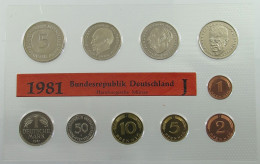 BRD KMS SET 1981 J  #ns02 0227 - Münz- Und Jahressets