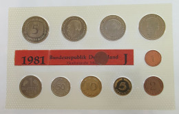 BRD KMS SET 1981 J  #bs01 0137 - Münz- Und Jahressets