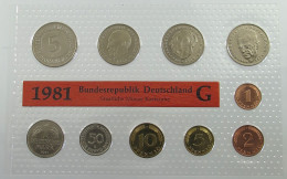 BRD KMS SET 1981 G  #ns02 0223 - Münz- Und Jahressets