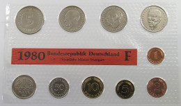 BRD KMS SET 1980 F  #ns02 0215 - Münz- Und Jahressets