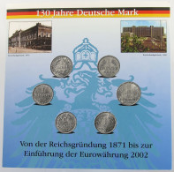 BRD KMS SET  130 JAHRE DEUTSCHE MARK #bs15 0013 - Ongebruikte Sets & Proefsets