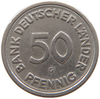 BRD 50 PFENNIG 1949 G  #a061 0617 - 50 Pfennig