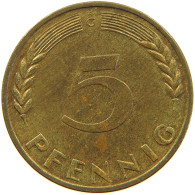 BRD 5 PFENNIG 1967 G  #a053 0397 - 5 Pfennig