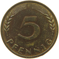 BRD 5 PFENNIG 1950 F  #s068 0469 - 5 Pfennig