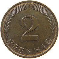 BRD 2 PFENNIG 1966 F  #a067 0045 - 2 Pfennig