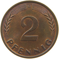 BRD 2 PFENNIG 1958 G  #a075 0531 - 2 Pfennig