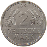 BRD 2 MARK 1951 D  #t159 0167 - 2 Marchi