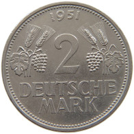 BRD 2 MARK 1951 D  #t159 0165 - 2 Marchi