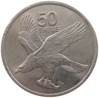 BOTSWANA 50 THEBE 1977  #s030 0195 - Botswana