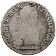 BOLIVIA 2 SOLES 1830 JL  #t135 0291 - Bolivië