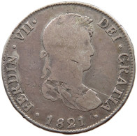 BOLIVIA 4 REALES 1821 PJ Fernando VII. #t133 0091 - Bolivië