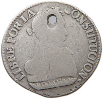 BOLIVIA 2 SOLES 1830  #t095 0041 - Bolivië