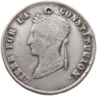 BOLIVIA 4 SOLES 1854 MJ  #t094 0165 - Bolivia