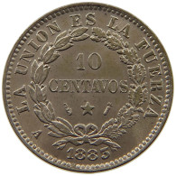 BOLIVIA 10 CENTAVOS 1883 BOLIVIA 10 CENTAVOS 1883 UNHOLED ISSSUE #t060 0377 - Bolivië