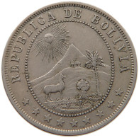 BOLIVIA 10 CENTAVOS 1907  #s021 0015 - Bolivie