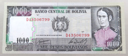 BOLIVIA 1000 PESOS 1982  #alb049 0015 - Bolivie