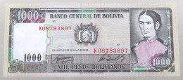 BOLIVIA 1000 PESOS 1982  #alb049 0019 - Bolivië