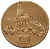 BRD MEDAILLE  DEUTSCHE BAHN KÖLN BAHNHOF #alb039 0389 - Sonstige & Ohne Zuordnung