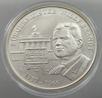 BRD MEDAILLE  BÜRGERMEISTER WILLY BRANDT (1957-1966) #sm08 0333 - Sonstige & Ohne Zuordnung