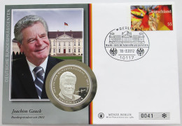 BRD NUMISBRIEF / STATIONERY MEDAILLE 2012 JOACHIM GAUCK #ns01 0193 - Otros & Sin Clasificación