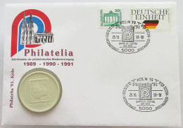 BRD NUMISBRIEF / STATIONERY MEDAILLE 1991 PHILATELIA MEISSEN 1991 #ns01 0207 - Other & Unclassified