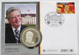 BRD NUMISBRIEF / STATIONERY MEDAILLE 2012 JOACHIM GAUCK #ns01 0187 - Otros & Sin Clasificación