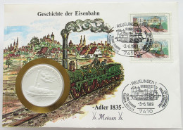 BRD NUMISBRIEF / STATIONERY MEDAILLE  MEISSEN ADLER 1835 #ns01 0123 - Sonstige & Ohne Zuordnung