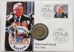 BRD NUMISBRIEF / STATIONERY 2 MARK 1991 STRAUSS #ns01 0029 - Sonstige & Ohne Zuordnung