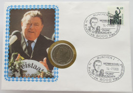BRD NUMISBRIEF / STATIONERY 2 MARK 1990 F  #ns01 0001 - Andere & Zonder Classificatie