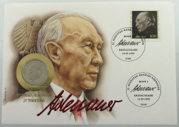 BRD NUMISBRIEF / STATIONERY 2 MARK 1986 J ADENAUER #ns02 0189 - Other & Unclassified