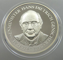 BRD MEDAILLE 1993 HANS DIETRICH GENSCHER #sm06 0341 - Autres & Non Classés