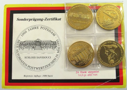 BRD MEDAILLE 1993 1000 JAHRE POTSDAM SANSSOUCI 1993 #ns04 0071 - Autres & Non Classés