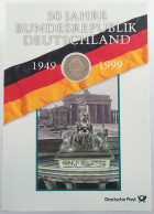 BRD SET MARK + BRIEFMARKEN  50 JAHRE DEUTSCHE MARK #bs15 0079 - Sets De Acuñados &  Sets De Pruebas