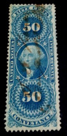 USA 1863-71, George Washington Stamps Scott# R54 CONVEYENCE  REVENUE, VF - 1861-65 Etats Confédérés