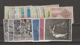 1968 MNH San Marino, Postfris** - Años Completos