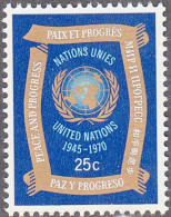 UNITED NATIONS NY   SCOTT NO 211   MNH     YEAR  1970 - Ungebraucht