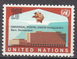 UNITED NATIONS NY   SCOTT NO 219   MNH     YEAR  1971 - Nuevos