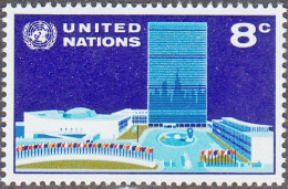 UNITED NATIONS NY   SCOTT NO 222   MNH     YEAR  1971 - Neufs