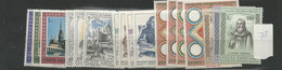 1973 MNH Vaticano, Vatikanstaat, Year Collection, Postfris** - Années Complètes