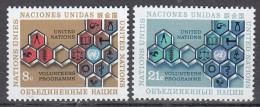 UNITED NATIONS NY   SCOTT NO 238-39   MNH     YEAR  1973 - Nuevos